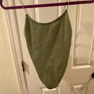 Green bodysuit